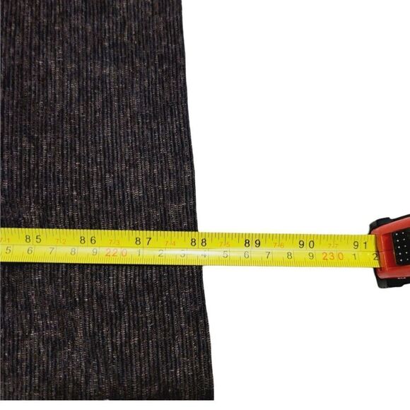 New Hand Wowen Chocolate Brown Fringed Shawl Throw With Gold Trim 49" x 88" - Picture 7 of 7